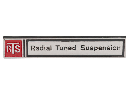 Holden - RTS - Boot Badge HZ WB UC VB VC Radial Tuned Suspension Stick-on - B1065