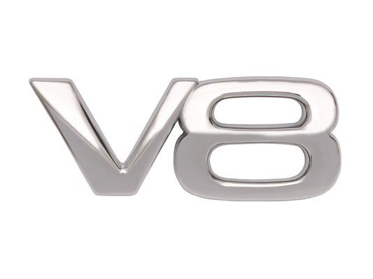 "Holden Commodore "V8" Guard /Fender Badge VS VT 5.0 Series 1 silver 304 - B1070"