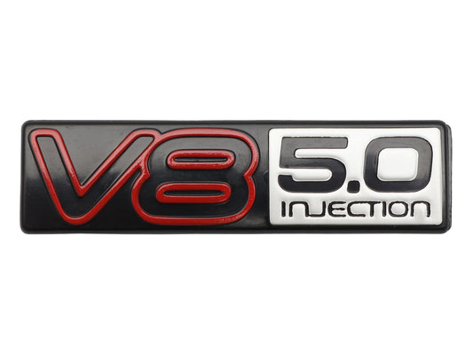 ‘V8 5.0 Injection’ Boot Badge Holden VN Commodore - B1088