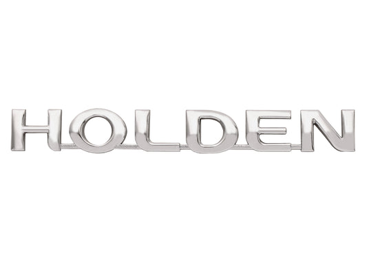 Holden Commodore "HOLDEN" Rear Panel Badge VS Sedan Chrome / Silver Boot Emblem - B1141
