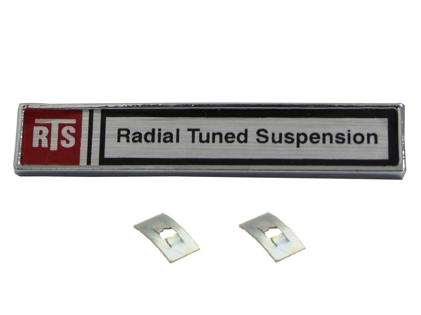 Holden Torana Boot Badge - RTS - LX (pin-on) Radial Tuned Suspension Resto Country - B1270