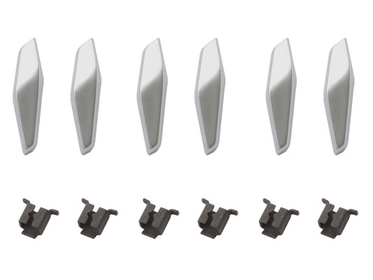 Holden Fender Ornament Badge Set EK 3x Left + 3 x Right Chrome guard emblem - B1282