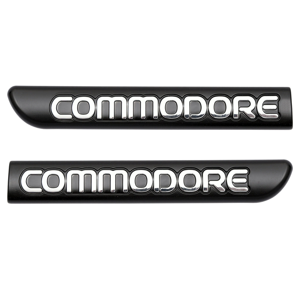 Badge Moulding "Commodore" Black Front Fender VR VS