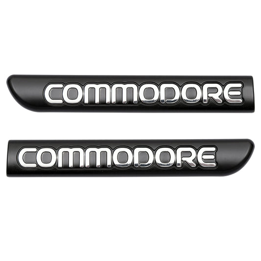 Badge Moulding "Commodore" Black Front Fender VR VS