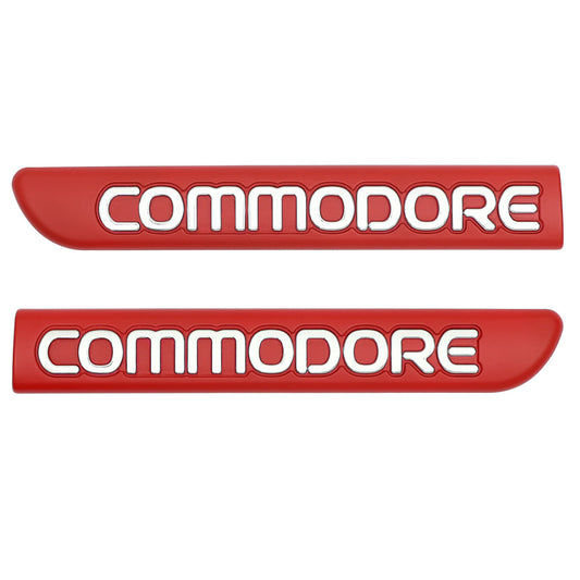 Badge Moulding "Commodore" Red Front Fender VR VS S & SS