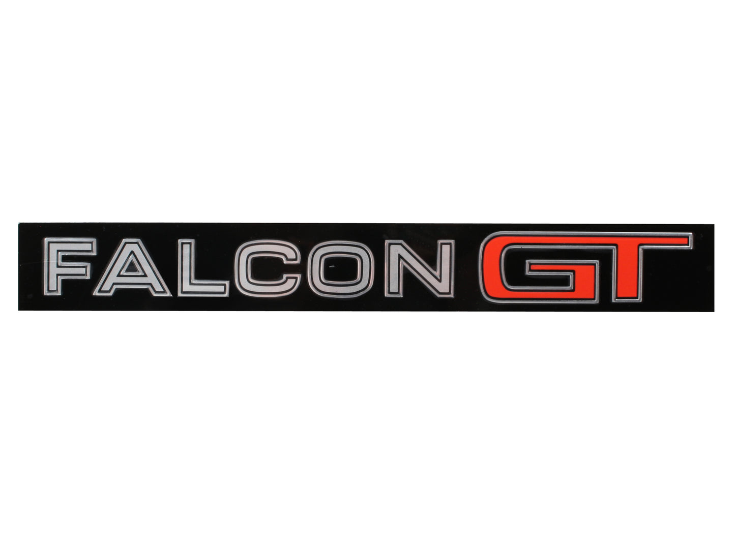 Ford "Falcon GT" Boot Moulding Insert Badge XY GT B2005