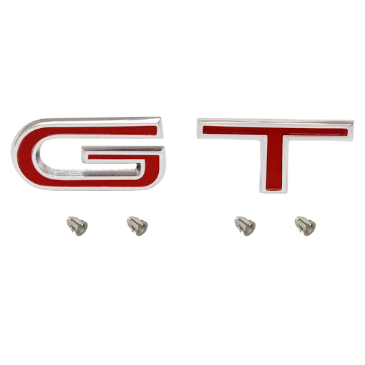 Ford Large Red G T Letters Badge Fit Pillar or Boot or Bonnet x1 XT GT – B2028