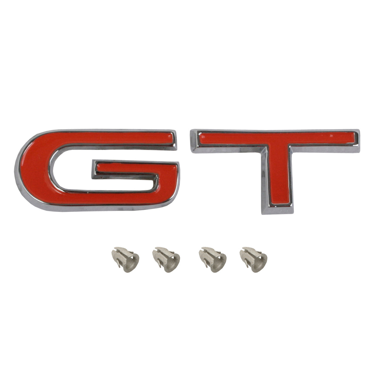 Ford 'G' 'T' Letters Badge Fender / Guard or Boot XW orange emblem GT - B2033