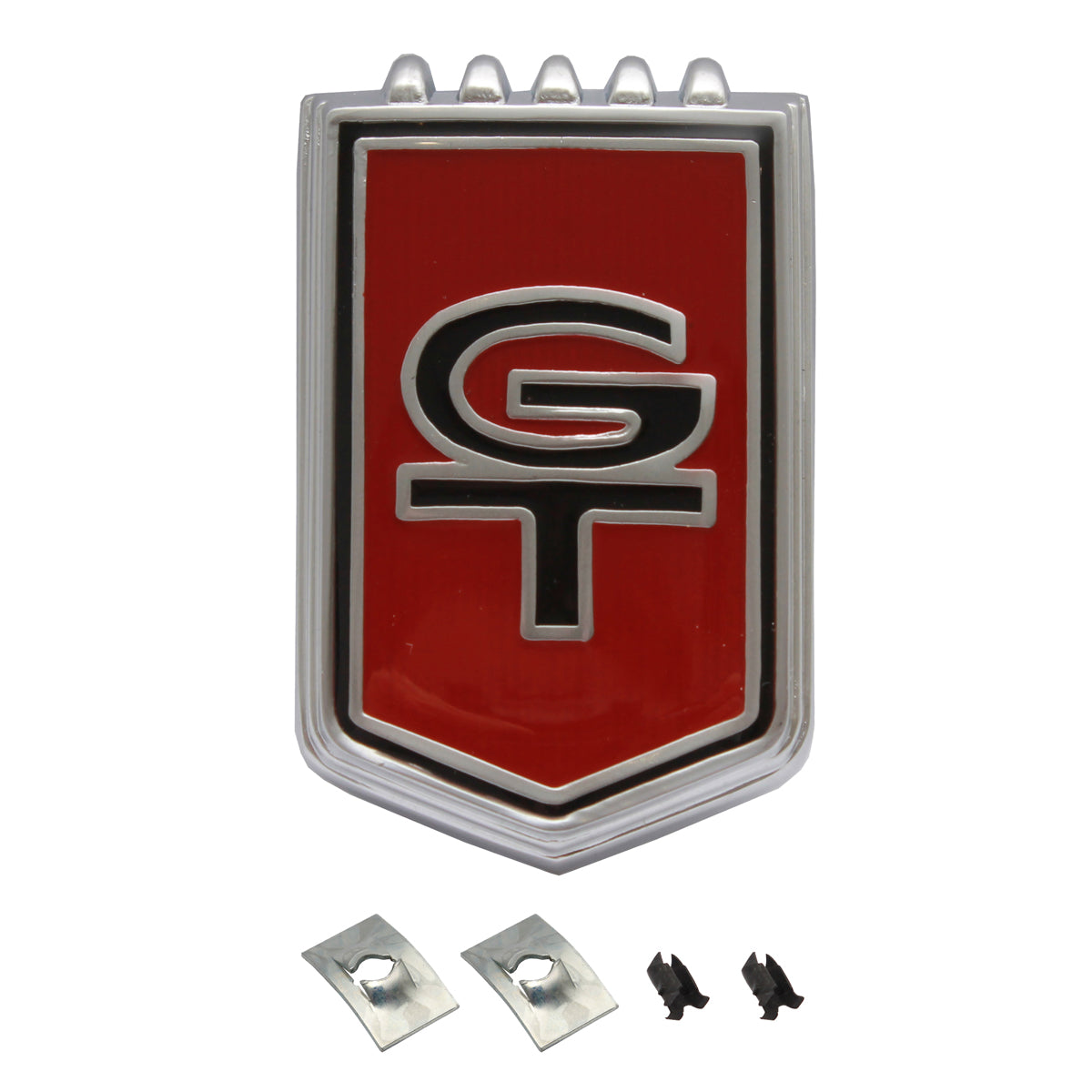 Ford 'GT' Shield Badge Fit Grille or Roof or Boot x1 XR GT – B2037
