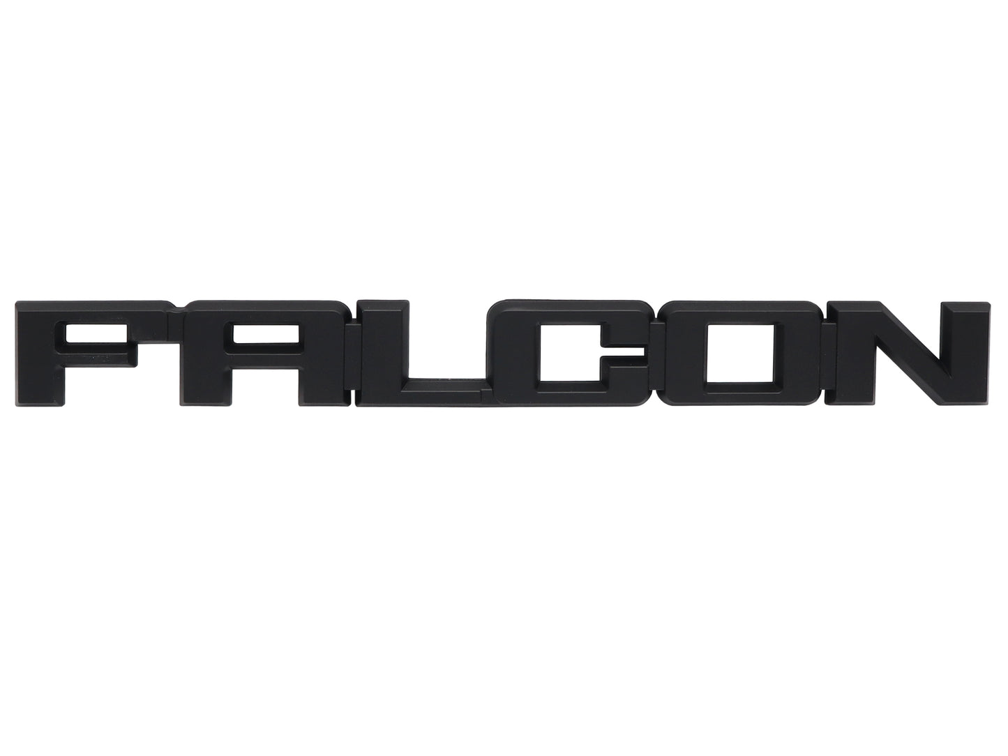 Ford "FALCON" XD XE XF Boot or Tailgate Badge BLACK  B2059