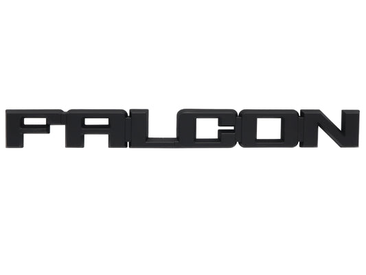 Ford "FALCON" XD XE XF Boot or Tailgate Badge BLACK  B2059