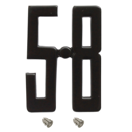 Ford 5.8 V8 Guard Fender Badge XC GS Pack Black – B2107