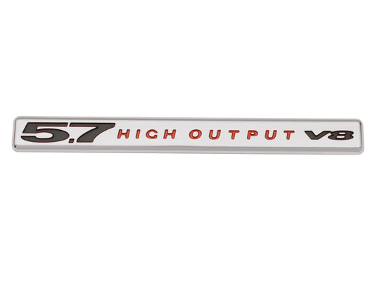 Holden Commodore Chrome 5.7 High Output V8 Badge x1 VT VX Guard Gen 3 - B4023