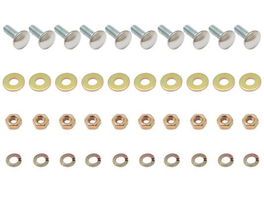 Holden Bumper Bar Bolt Kit x10 HD HR Ute Van Front + Rear nut washer - BB1006A