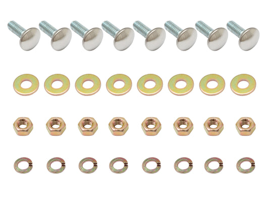Holden Bumper Bar Bolt Kit x8 HK HT HG Front HD HR Rear dome nut washer - BB1006E