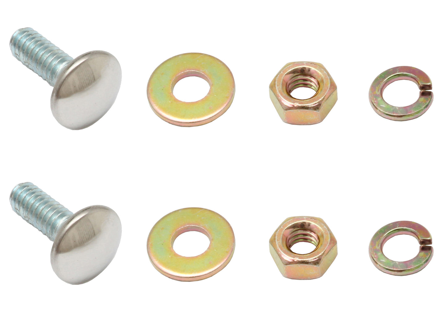 Holden Bumper Bar Bolt Pair HD HR Torana LC LJ HQ nut waster dome - BB26