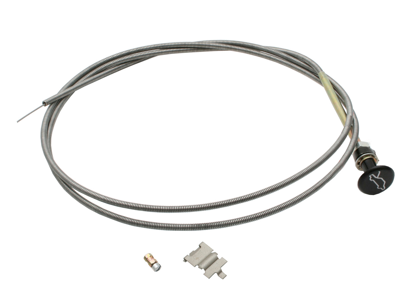 Holden Bonnet Release Cable With Round Knob +Fitting Kit LH Early LX Torana - BC1009