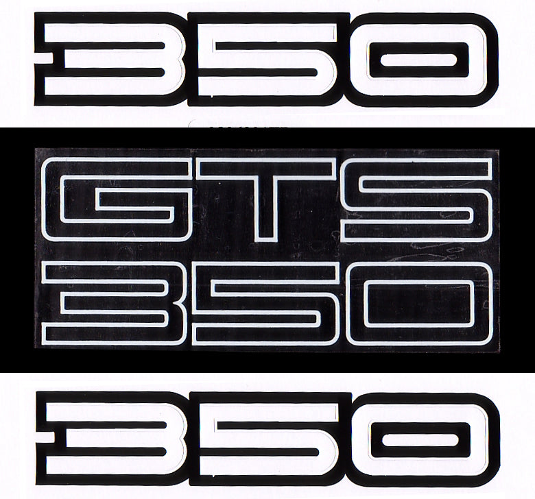 Body Decal Body Kit ‘350 GTS’ (3Pce) Holden HG GTS Monaro - BD1001
