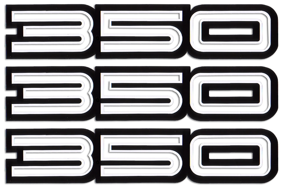 Body Decal Kit ‘350’ (3Pce) Holden HQ GTS Monaro GTS - BD1003