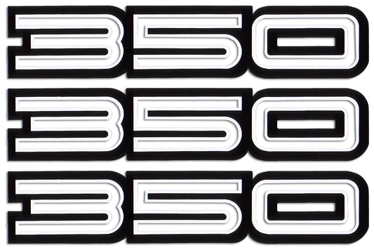 Body Decal Kit ‘350’ (3Pce) Holden HQ GTS Monaro GTS - BD1003