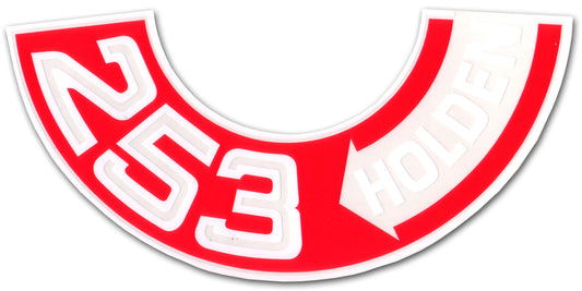 Air Cleaner Decal ‘253 HOLDEN’ Holden HT HG HQ - BD1048