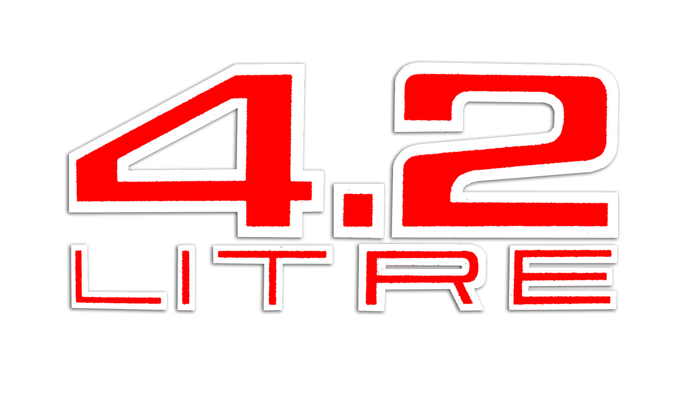 Air Cleaner Decal ‘4.2 Litre’ Holden LH HJ - BD1050