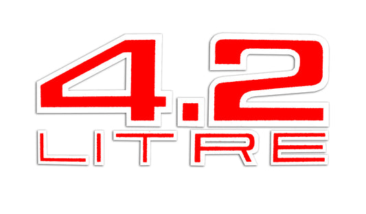 Air Cleaner Decal ‘4.2 Litre’ Holden LH HJ - BD1050