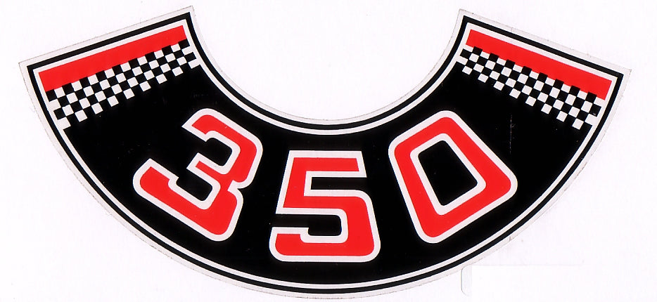Air Cleaner Decal ‘350’ Holden HT HG HQ - BD1064