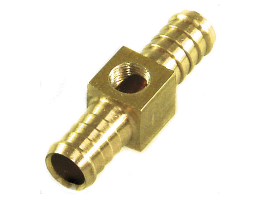TFI Brass Fuel Pressure Gauge In-Line Adaptor Fitting (3/8”) - BFP38
