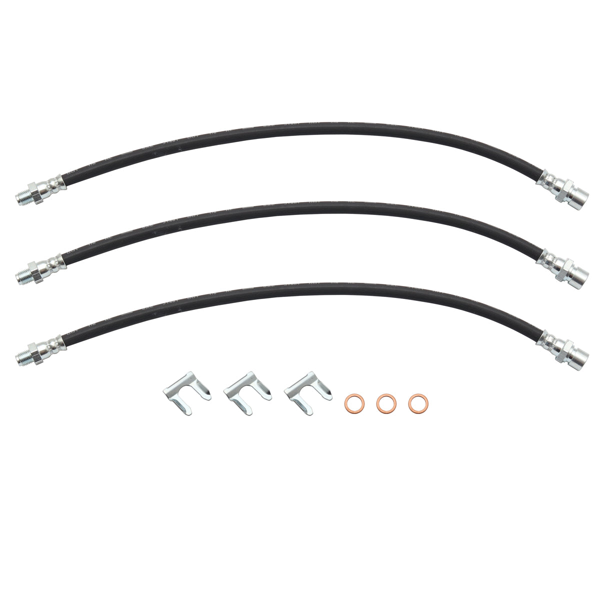 Front & Rear Brake Hose Kit (Drum) Holden 48-215 FX FJ FE FC - BHK1000