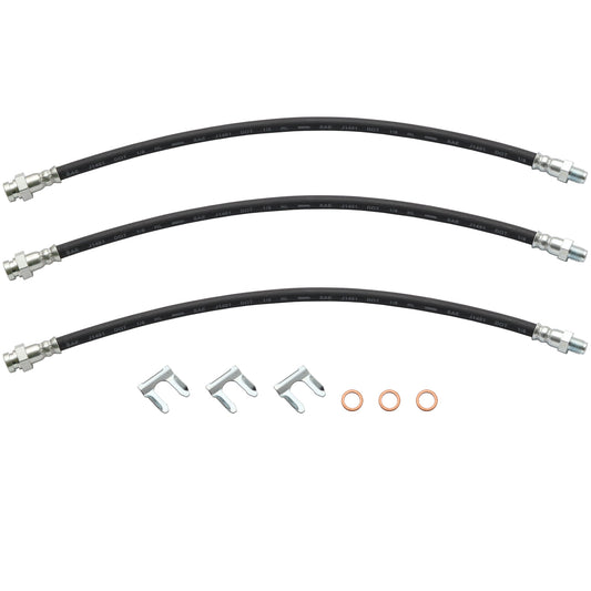 Front & Rear Brake Hose Kit (Drum) Holden FB EK - BHK1001