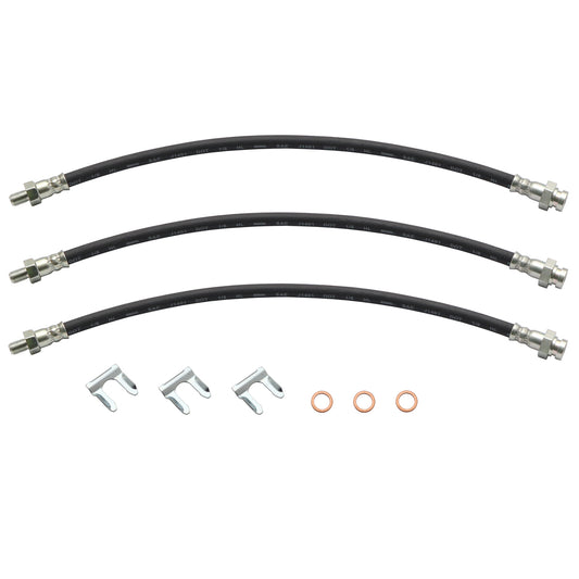 Front & Rear Brake Hose Kit (Drum) Holden EJ EH - BHK1004
