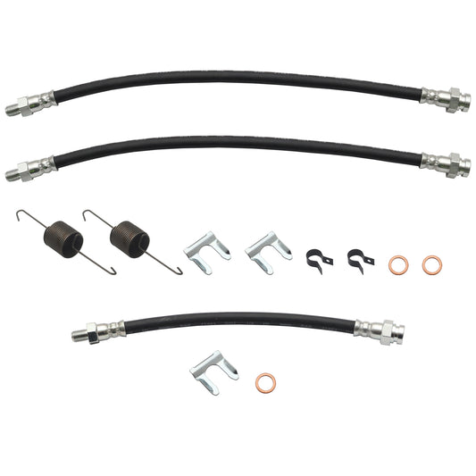 Front & Rear Brake Hose Kit (Drum) Holden HK HT HG - BHK1005