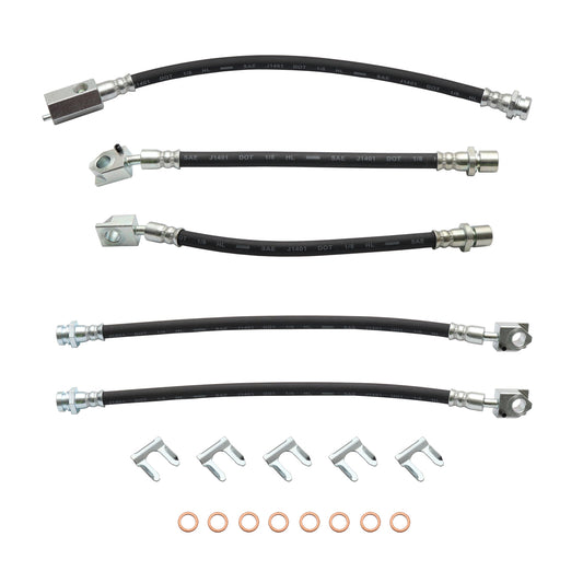 Front & Rear Brake Hose Kit (Disc) Holden WB Statesman - BHK1018