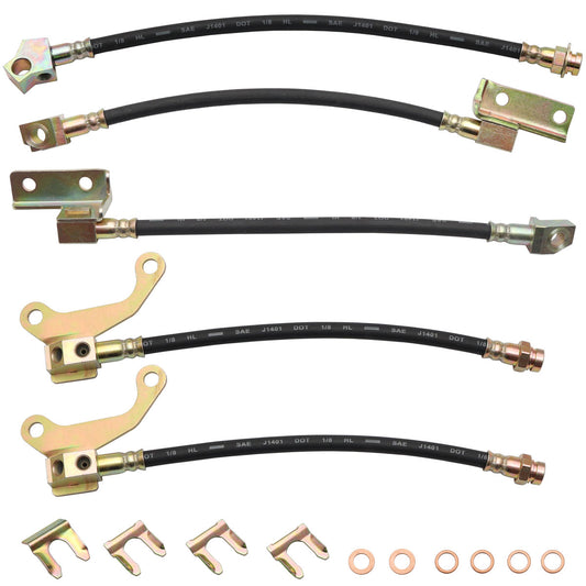 Front & Rear Brake Hose Kit (Disc) Ford ZF ZG ZH - BHK2010