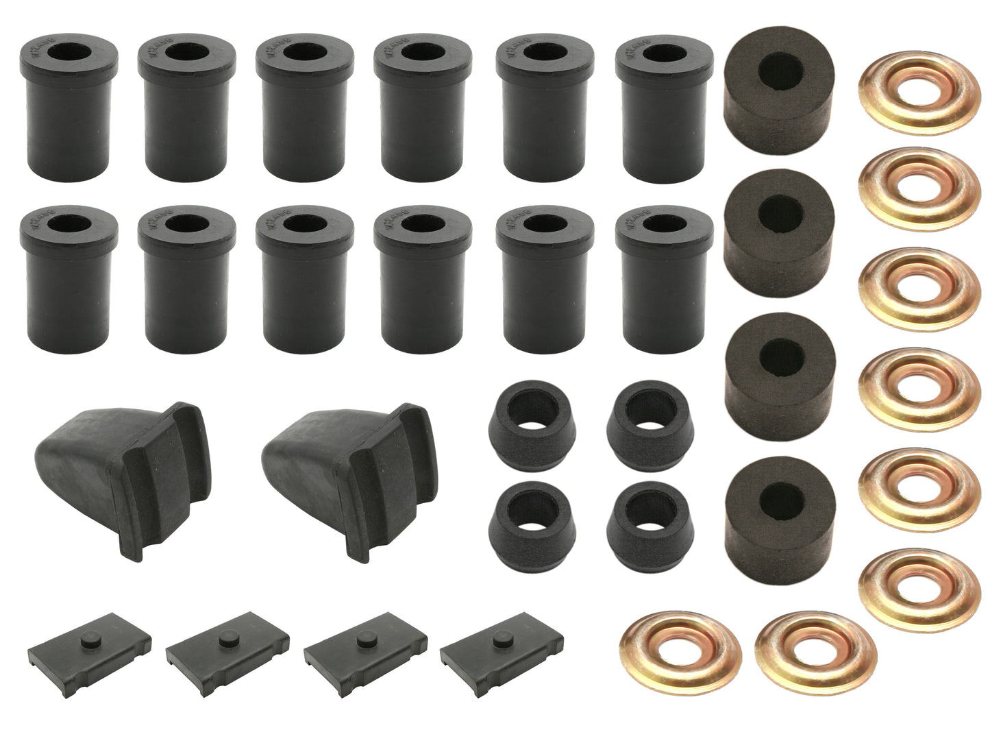 Rear Suspension Rubber Kit Holden FB EK Sedan Wagon - BKR1007