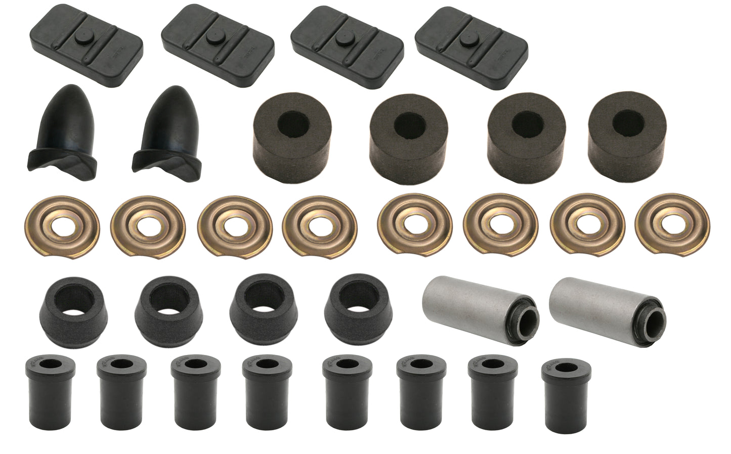 Rear Suspension Rubber Kit Holden HD HR Sedan Wagon - BKR1011