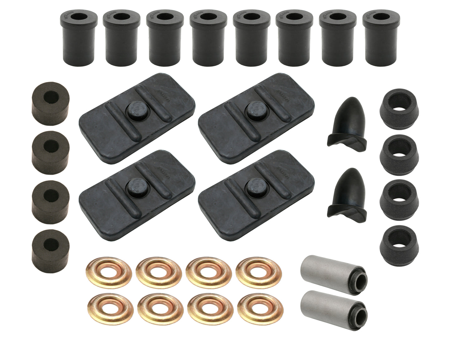 Rear Suspension Rubber Kit Holden HD HR Ute Van - BKR1012