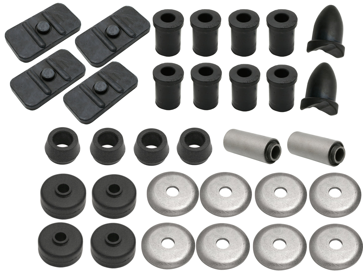Rear Suspension Rubber Kit Holden HT HG Ute Van - BKR1016