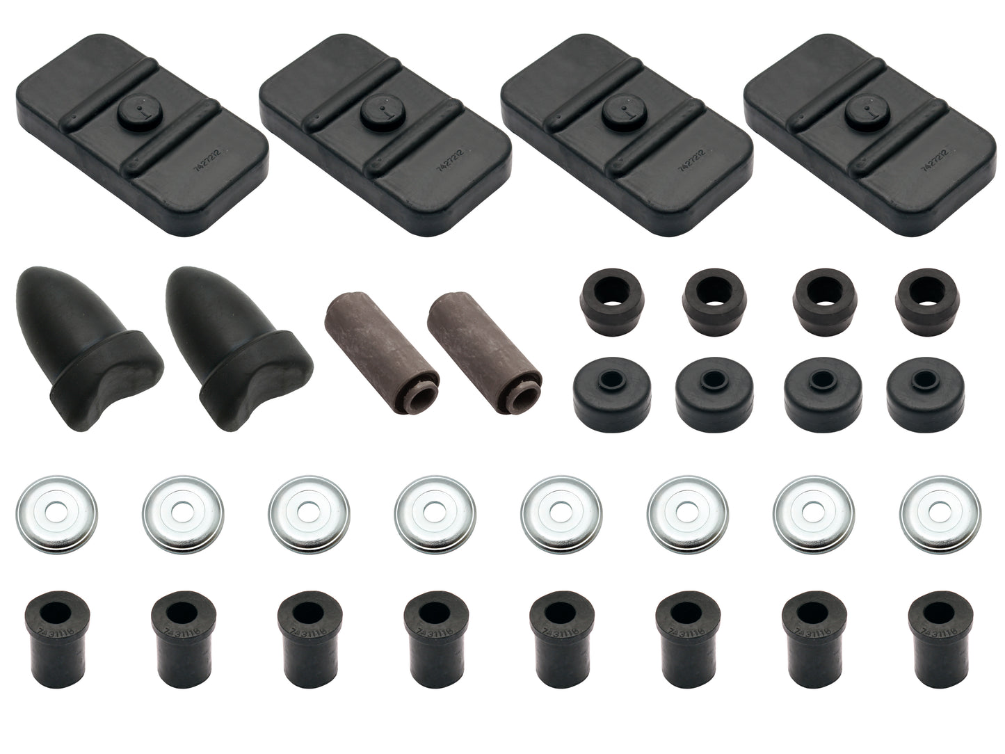 Rear Suspension Rubber Kit (Manual) Holden HT HG Monaro - BKR1017