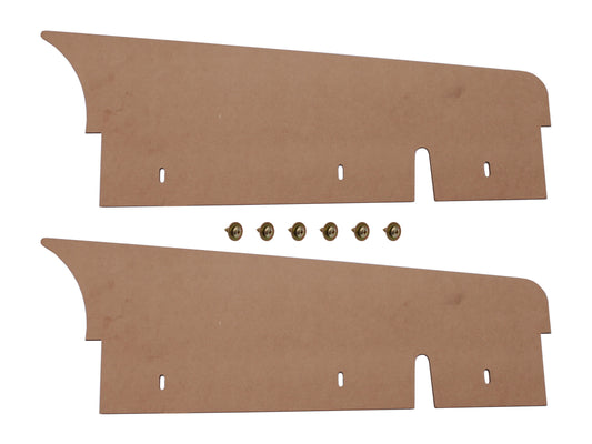 Ford Quarter Panel To Boot MDF Board + Screw Kit XR XT wood trim - BM2001