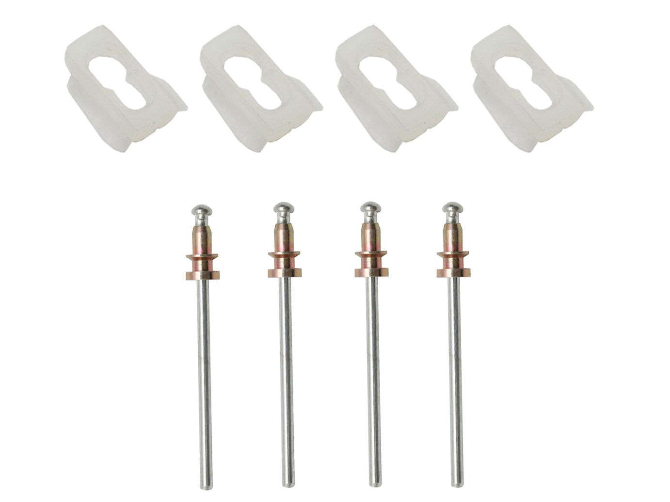 Holden Front Guard Eyebrow Clips + Rivets Kit HK HT HG chrome trim - BMC1001