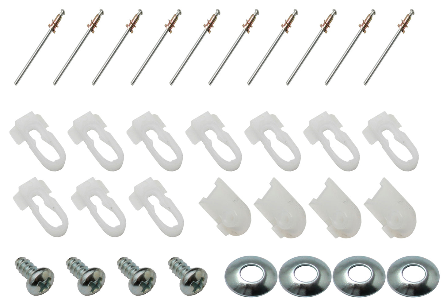 Holden Clips Door Belt Moulding Kit REAR HJ HX HZ rivet screw chrome trim - BMC1018