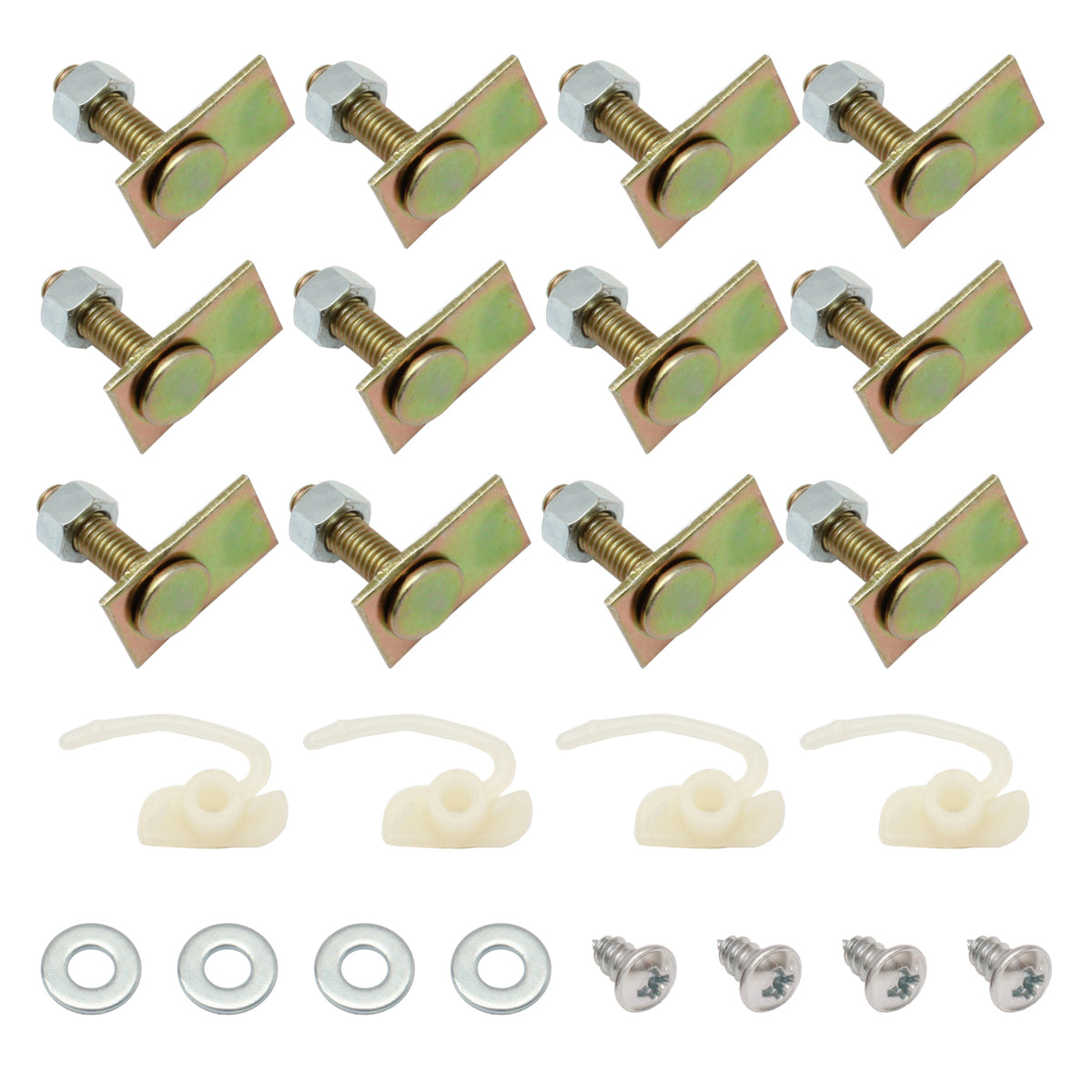 Holden HK Monaro Boot Lid Moulding Trim Clips Kit chrome - BMC1023