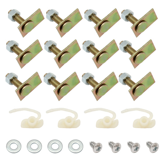 Holden HK Monaro Boot Lid Moulding Trim Clips Kit chrome - BMC1023