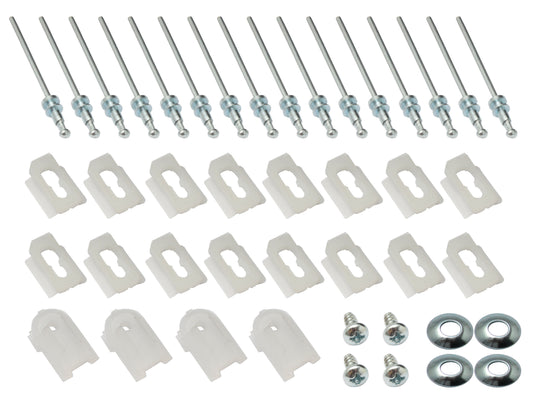 Holden Boot Lid Moulding Trim Clips Kit HG GTS Monaro chrome mould - BMC1023A