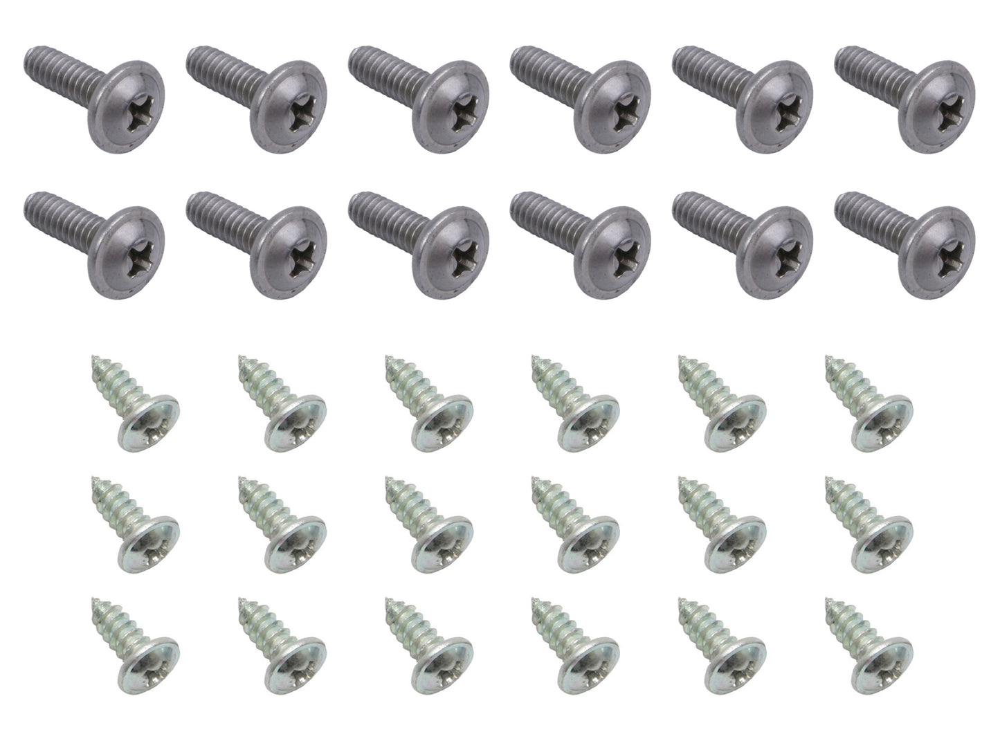 Holden Wheel Arch Moulding Skirt Screw Fitting Kit Front +Rear HQ HJ HX HZ mould - BMC1025