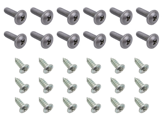 Holden Wheel Arch Moulding Skirt Screw Fitting Kit Front +Rear HQ HJ HX HZ mould - BMC1025