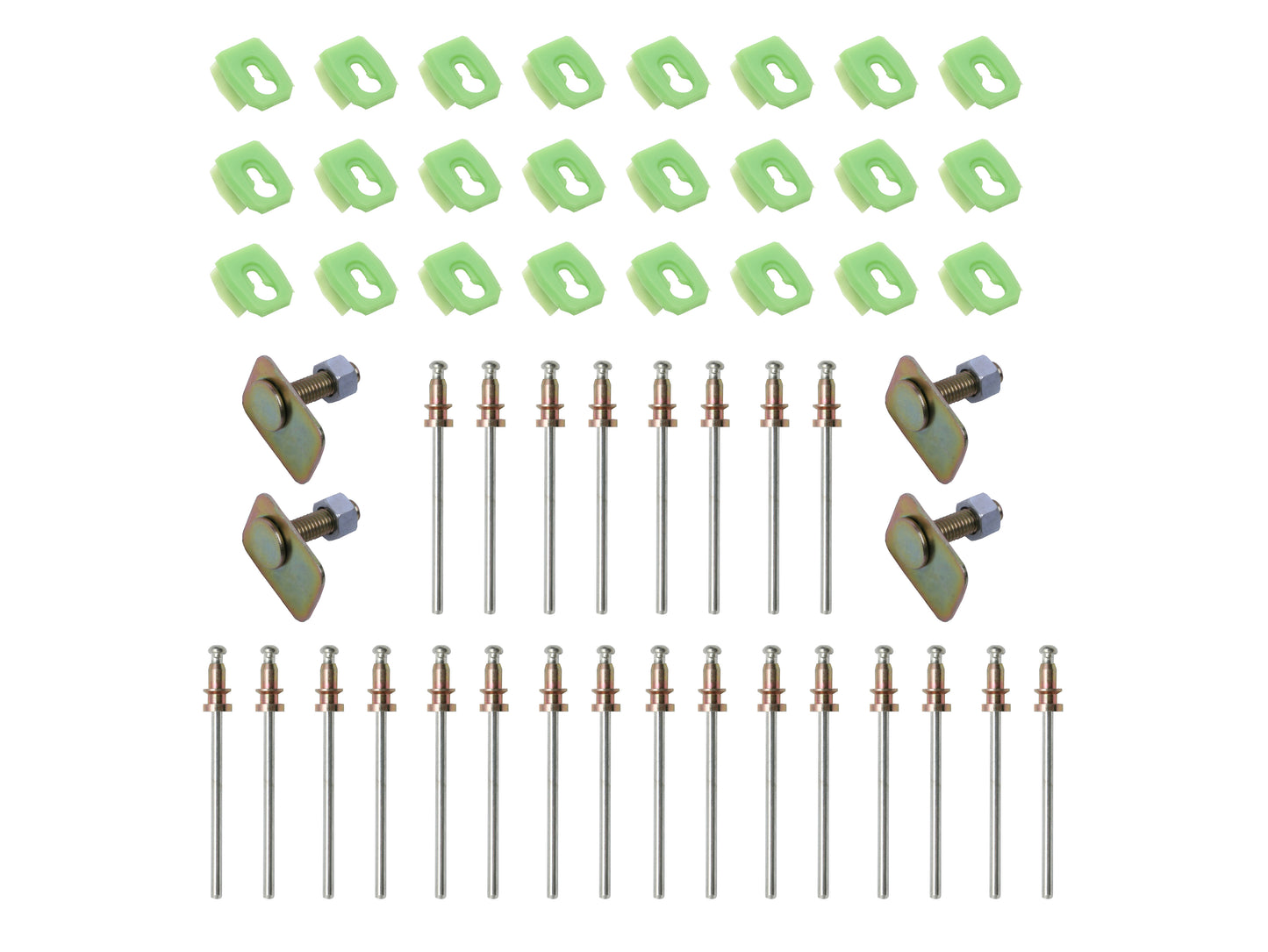 Holden Clips SILL Moulding Kit HT Kingswood Monaro rivet screw chrome - BMC1028