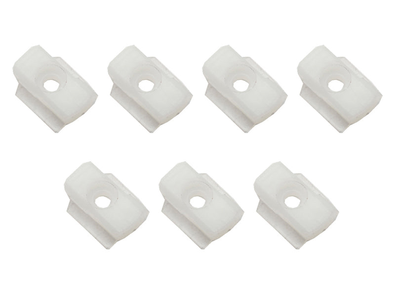 Holden Tailgate Belt Clips Set x7 HK HT HG Wagon trim chrome moulding - BMC1033